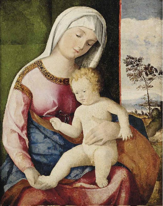 Giovanni Bellini La Madonna col Bambino Germany oil painting art